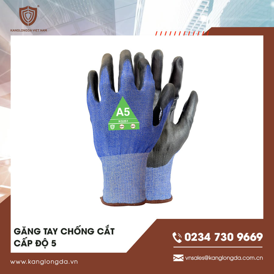 Găng tay chống cắt cấp độ 5