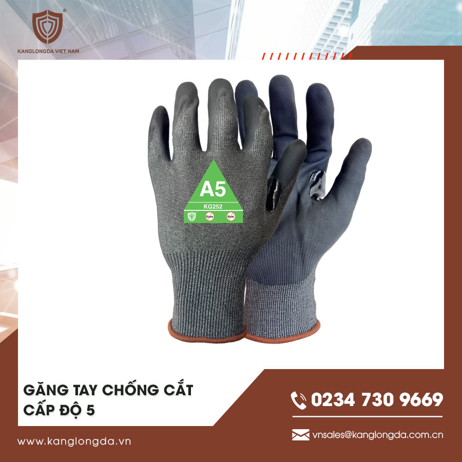 Găng tay chống cắt cấp độ 5