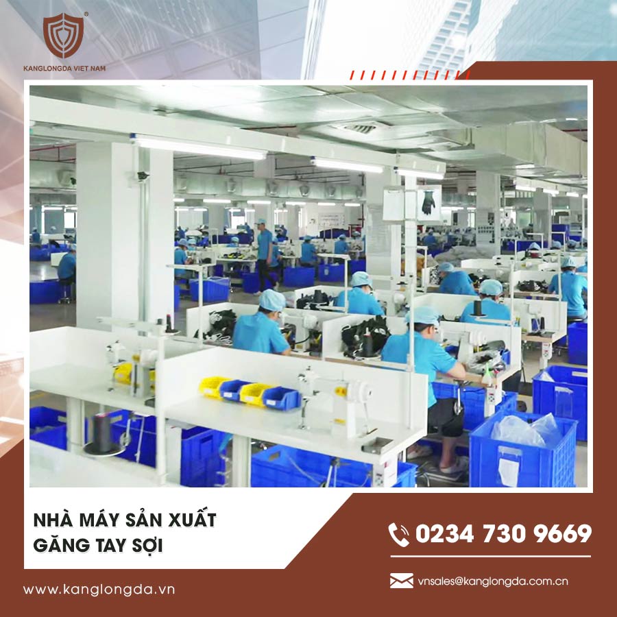 Nhà máy sản xuất găng tay sợi