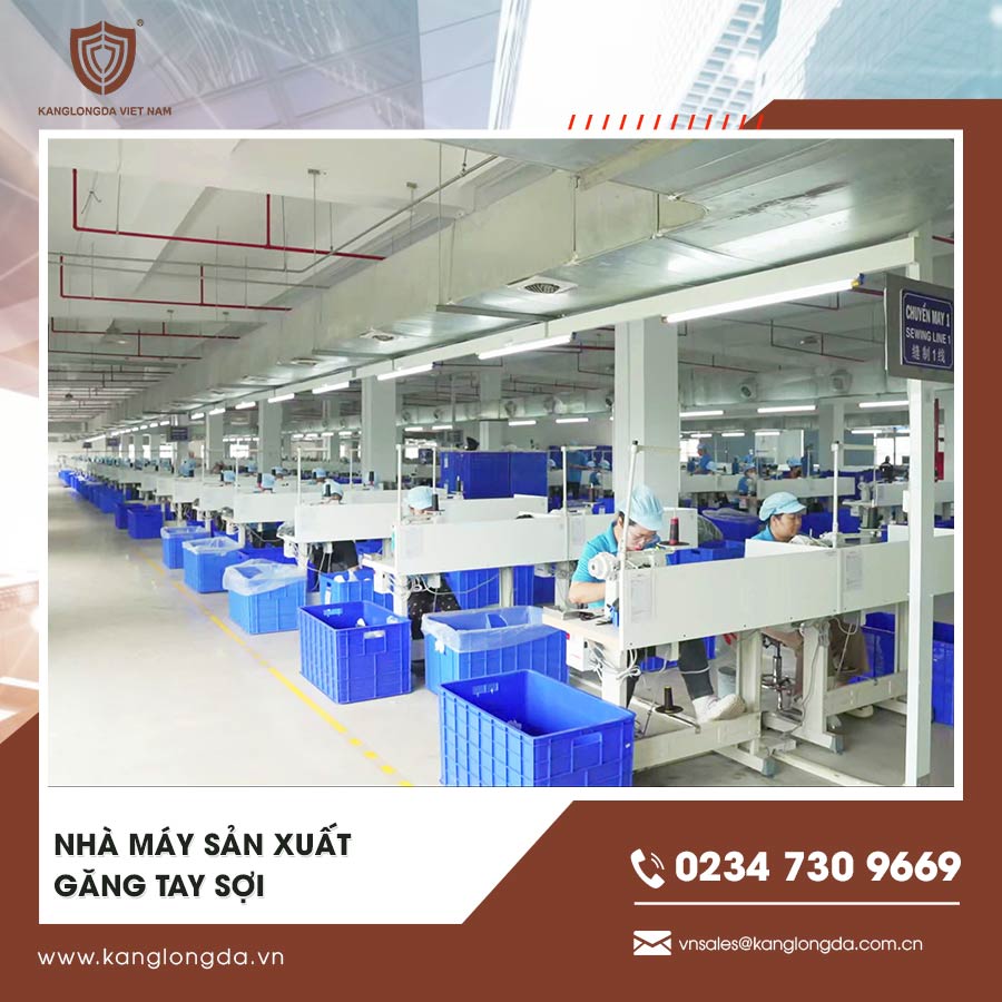 Nhà máy sản xuất găng tay sợi