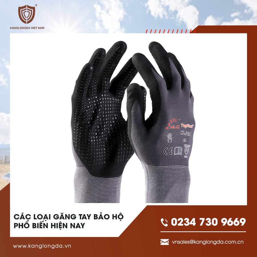 Các loại găng tay bảo hộ phổ biến hiện nay