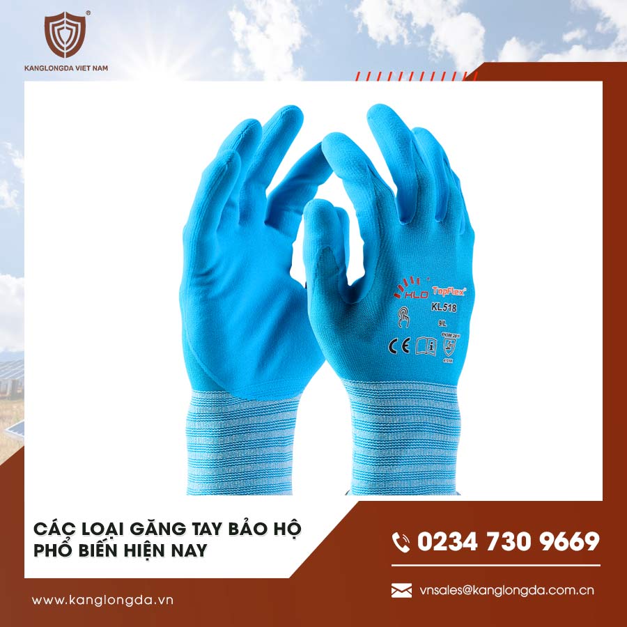 Các loại găng tay bảo hộ phổ biến hiện nay