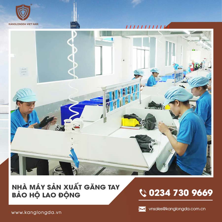 Nhà máy sản xuất găng tay bảo hộ lao động